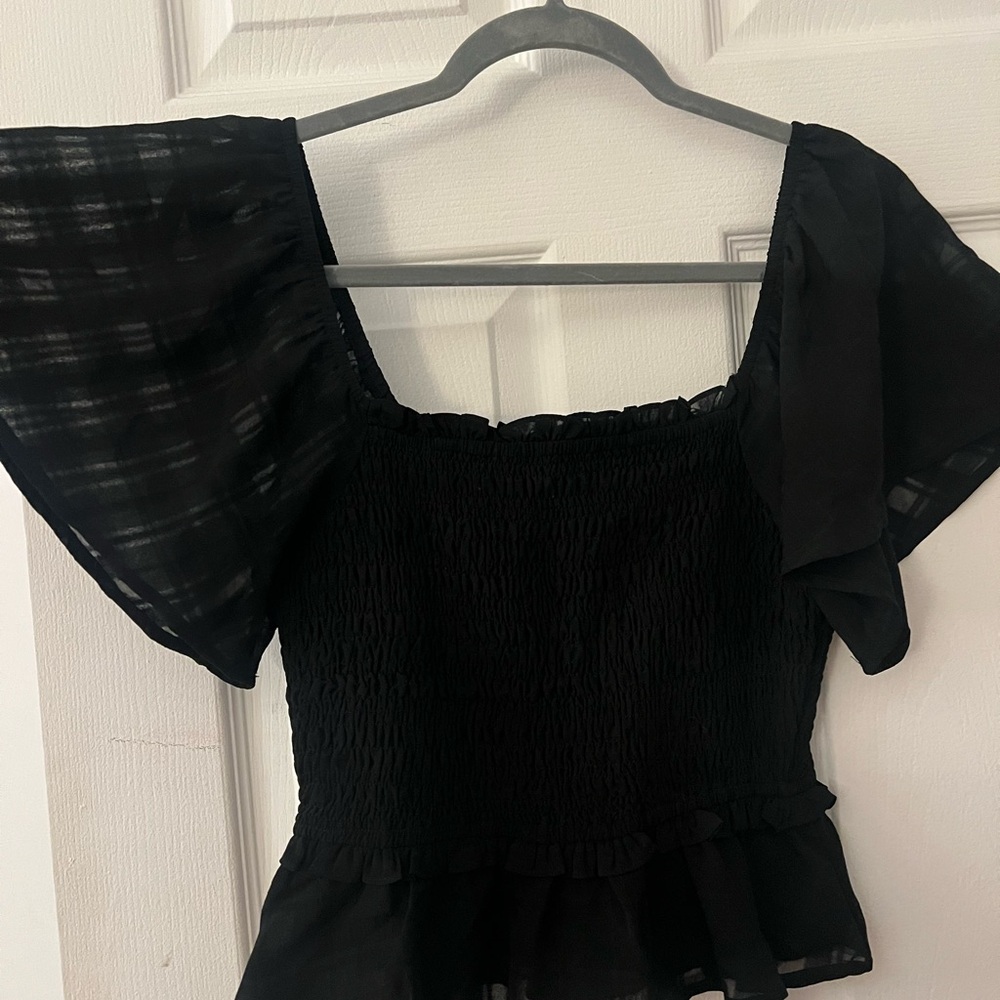 Elegant Black Women's Top